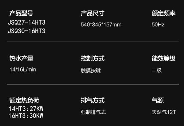 美的熱水器16升零冷水說明書，不如直接看天貓功能圖