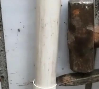 pvc管中間斷了拼接視頻分享，這個(gè)思路還是比較實(shí)用的！